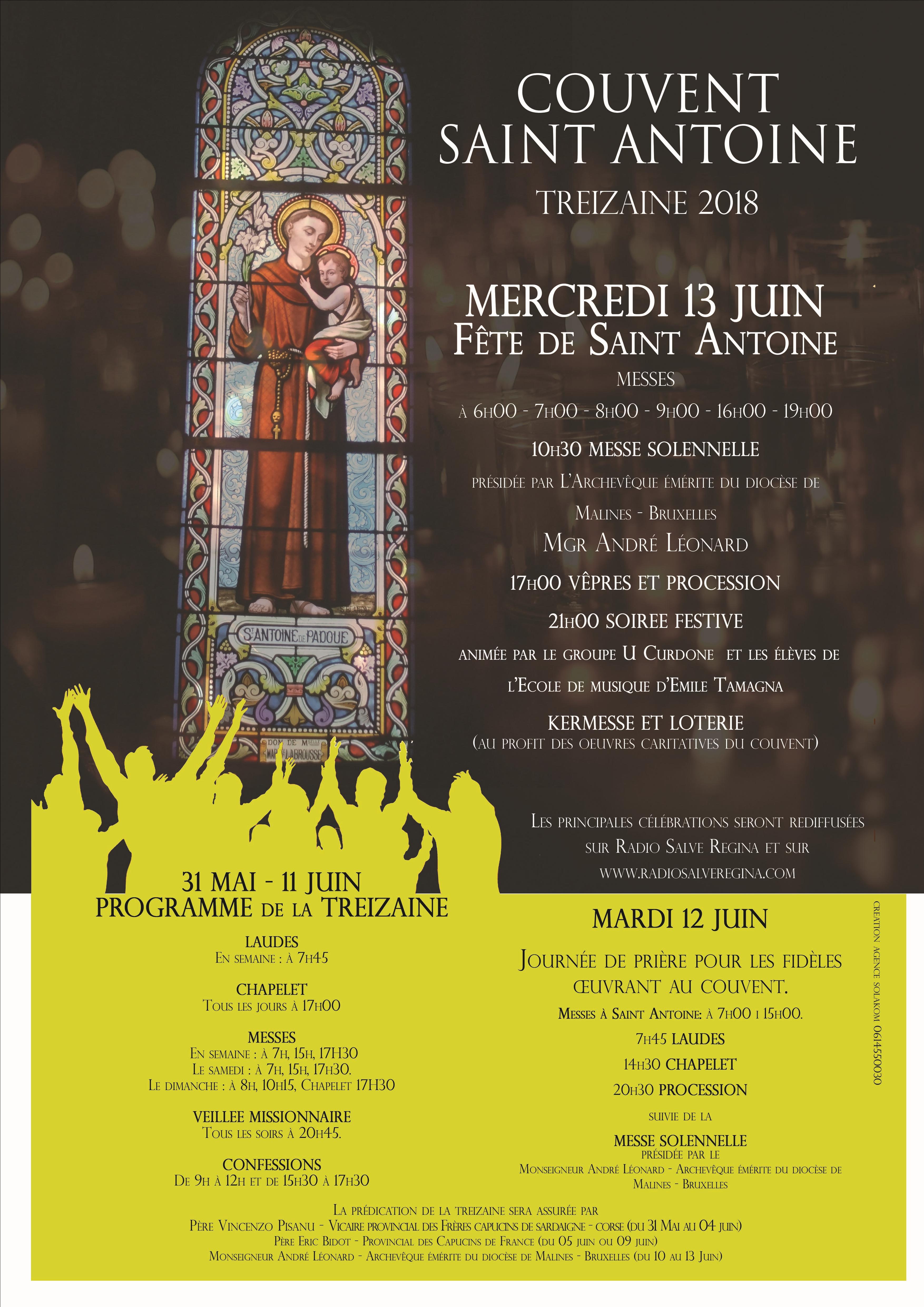 affiche treizaine 2018